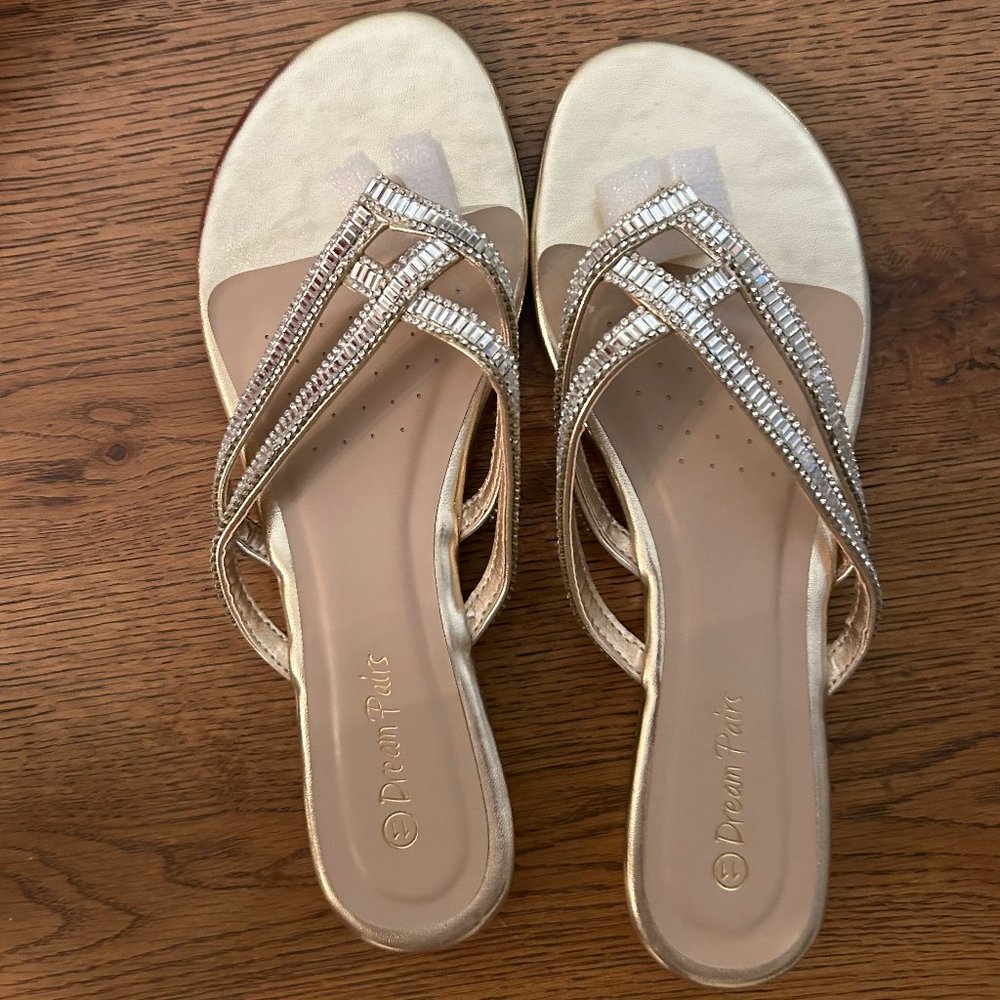 Dream Paris Gold Shoes